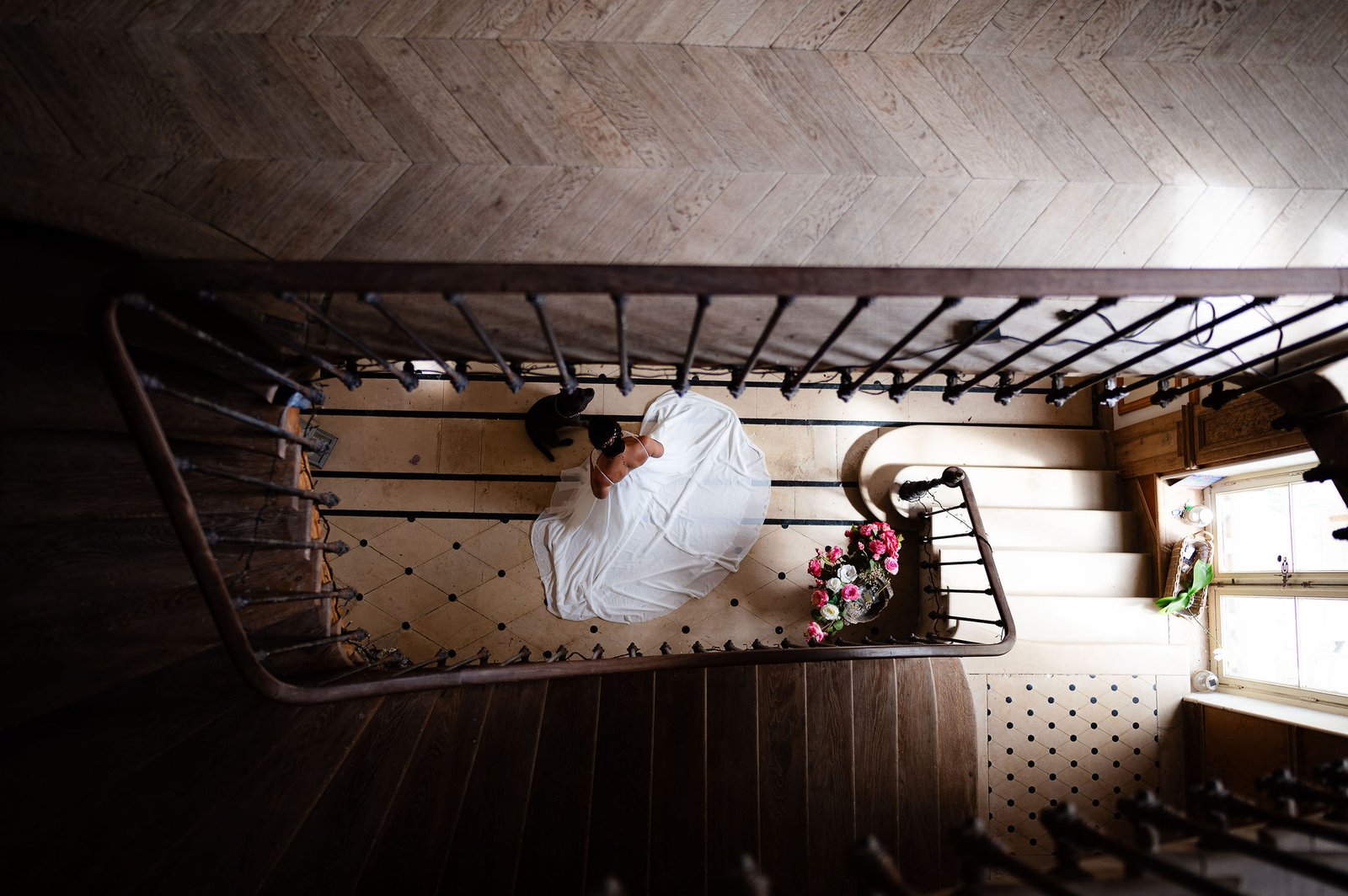 Grand escalier intérieur